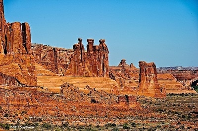 Beautiful rock formation in Utah