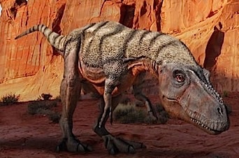 Dinosaur in Moab Valley, Utah